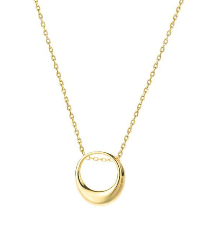 Collar Gold Geometric Circle