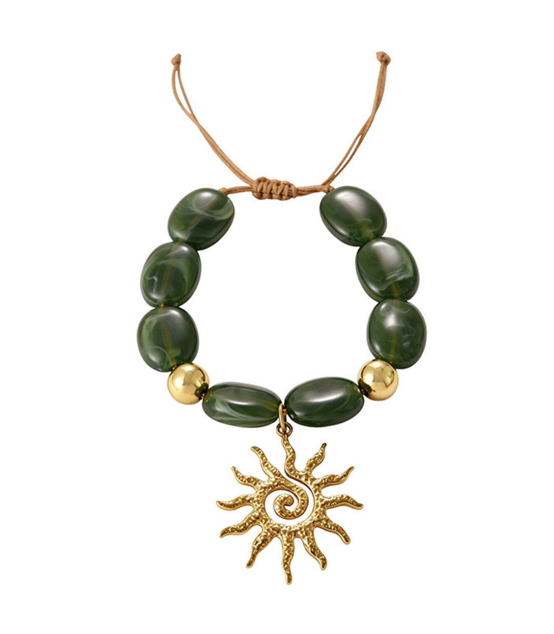 Brazalete Dark Green Sun