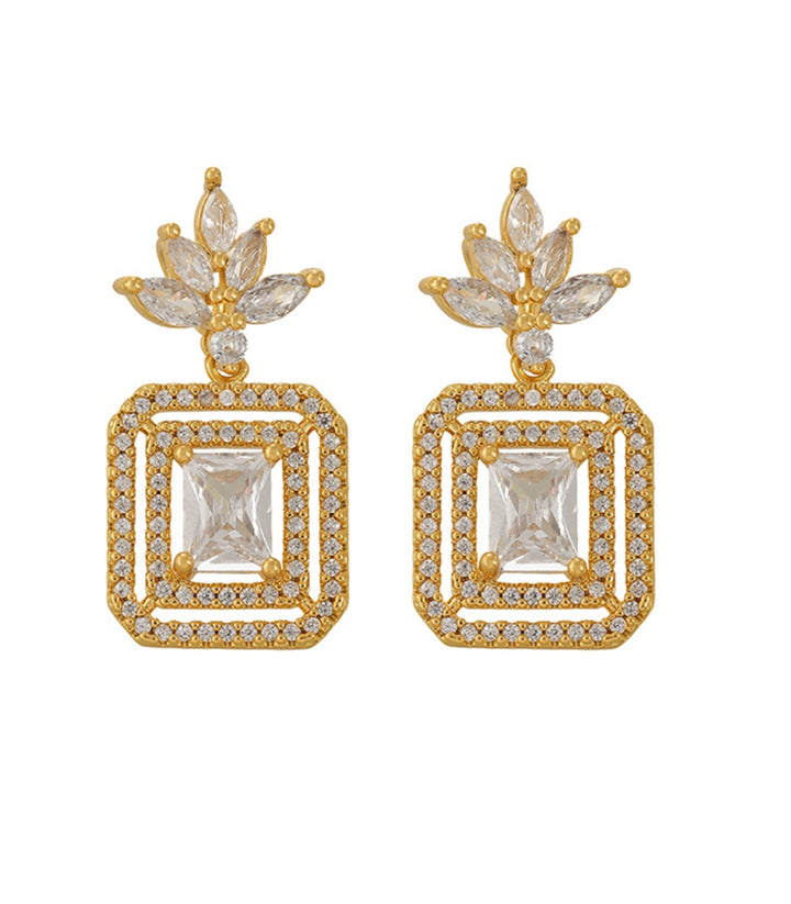 Aretes con zirconias