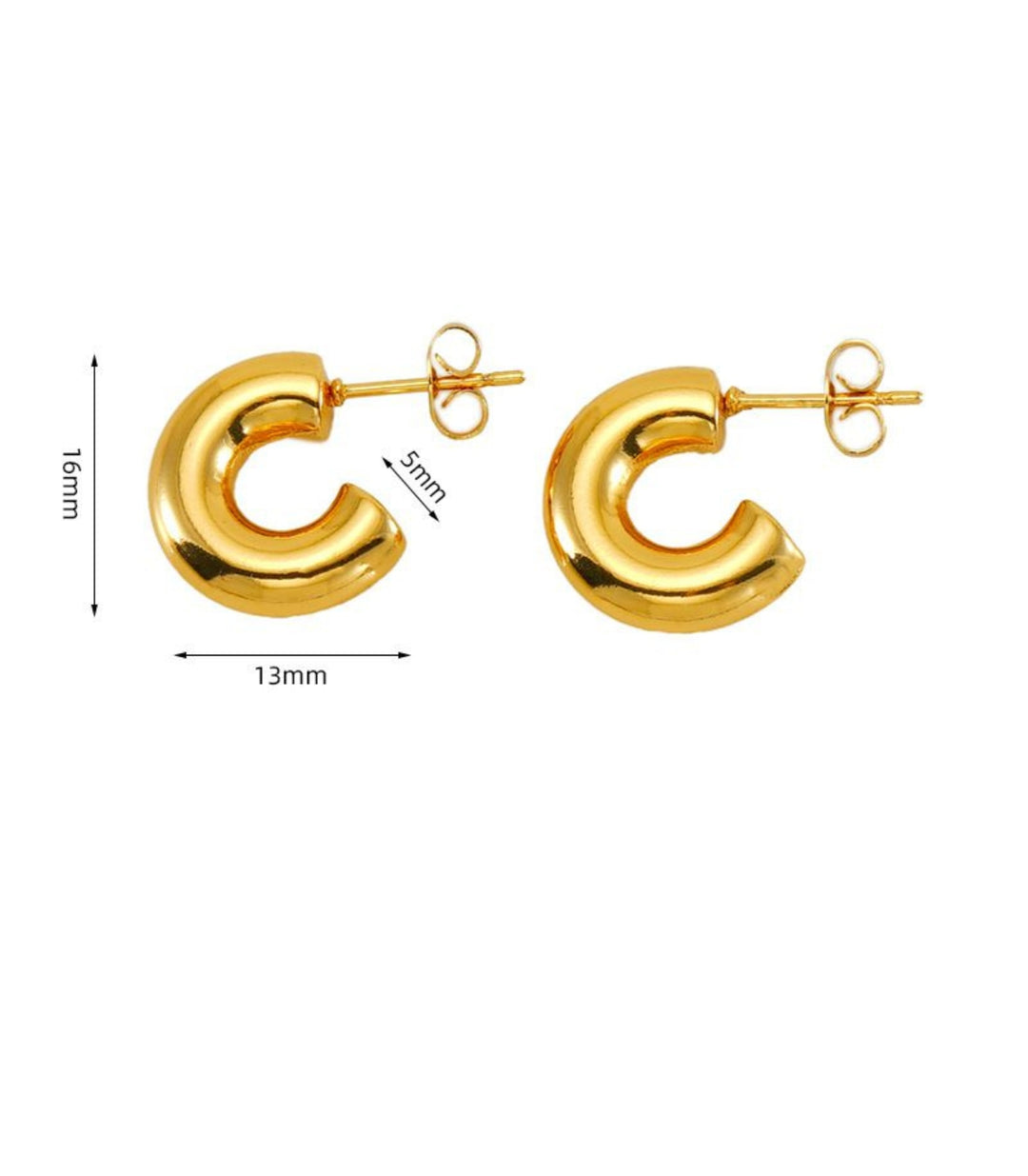Aretes C Dorados