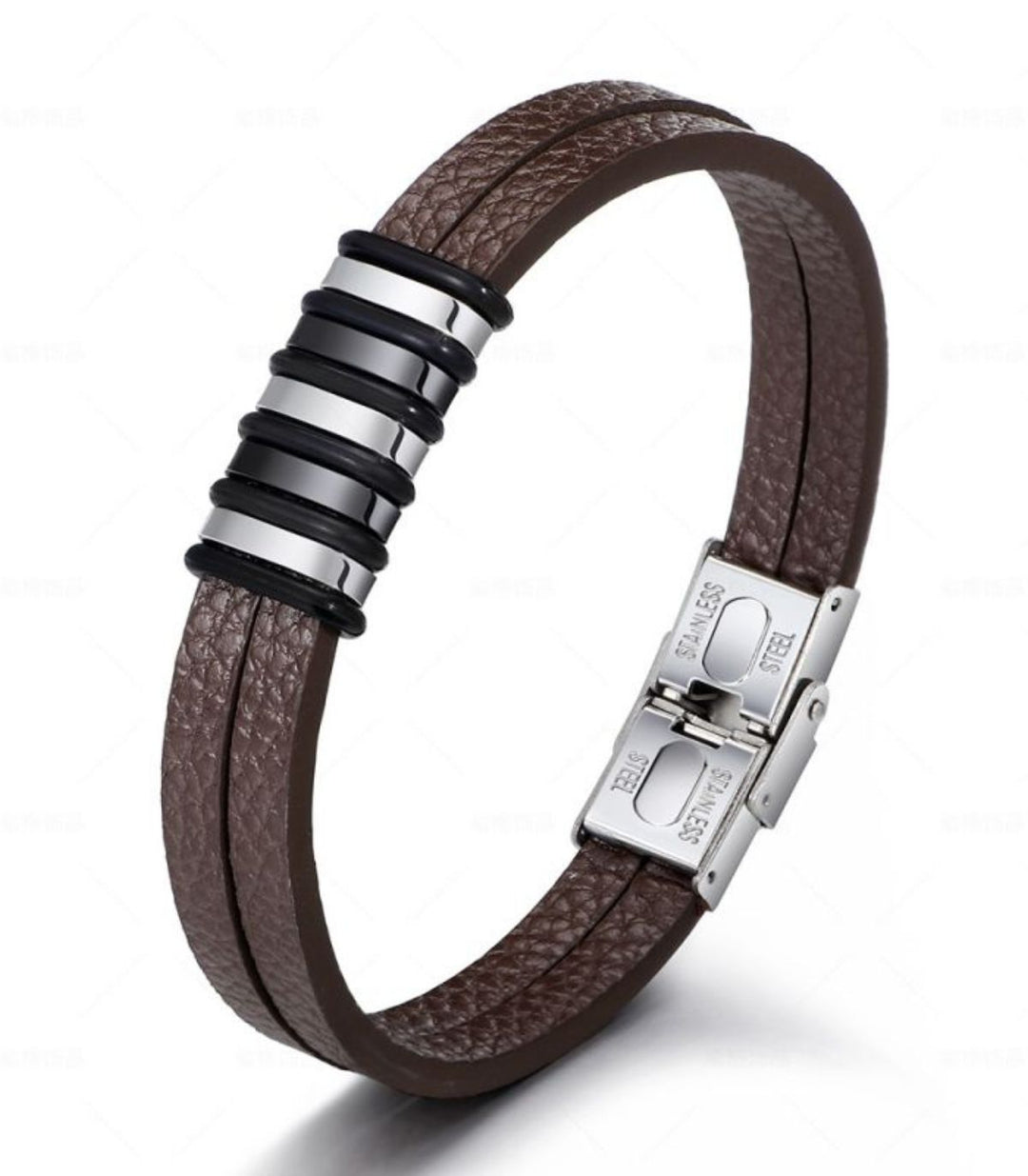 Brazalete Brown Leather