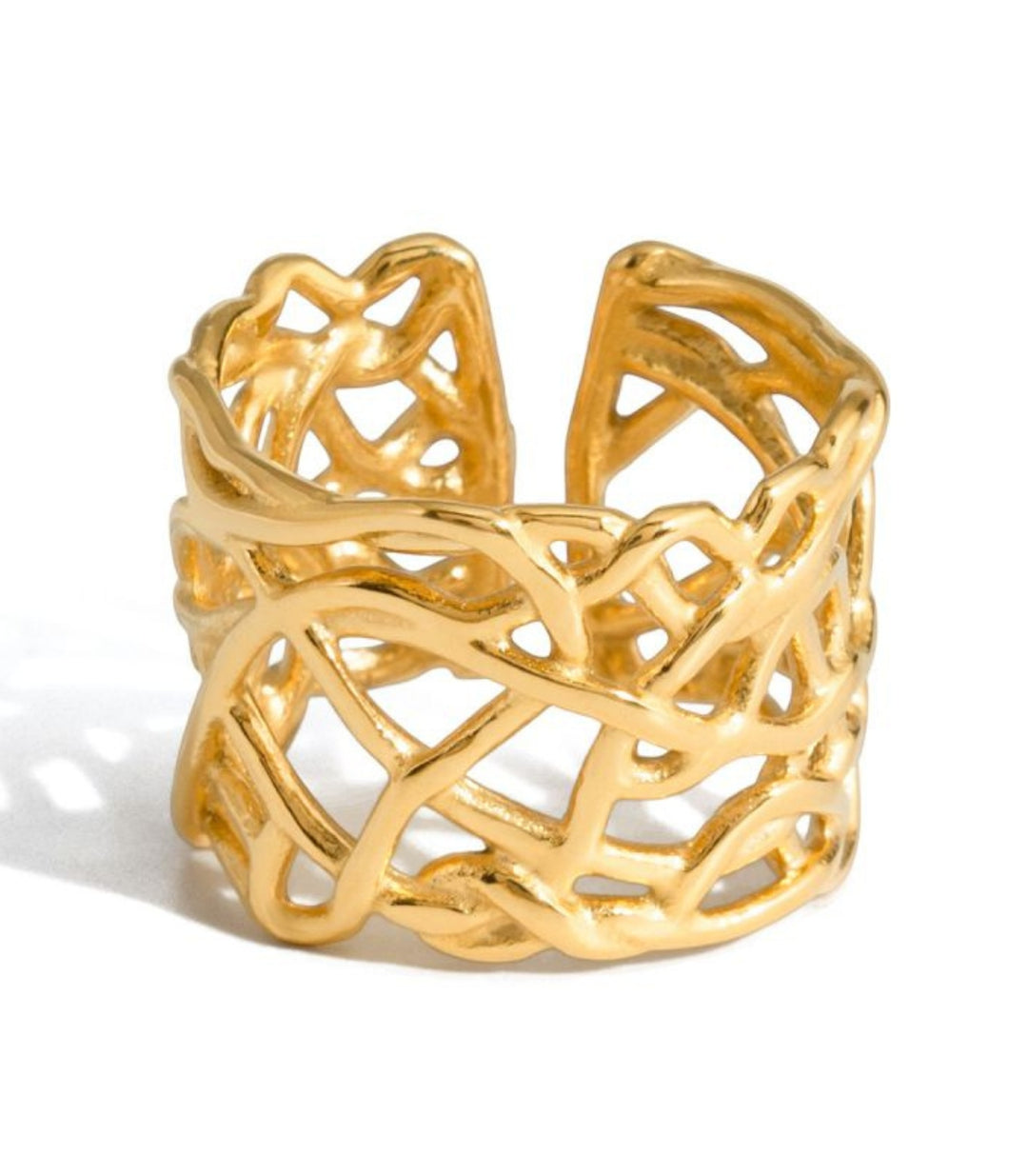 Anillo Abierto Irregular