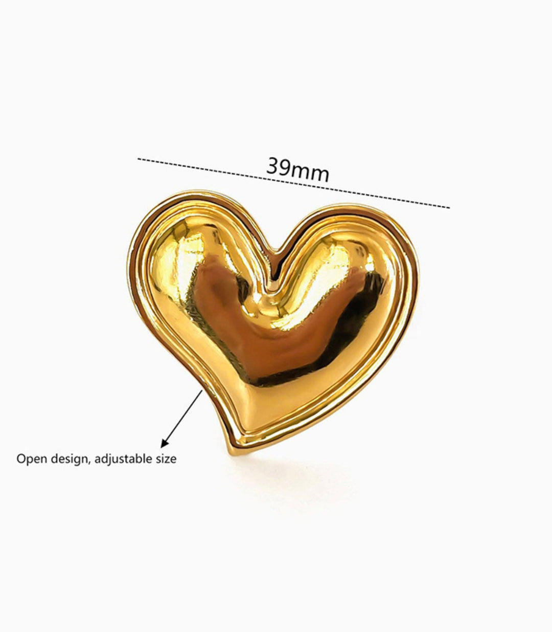 Anillo maxi corazón