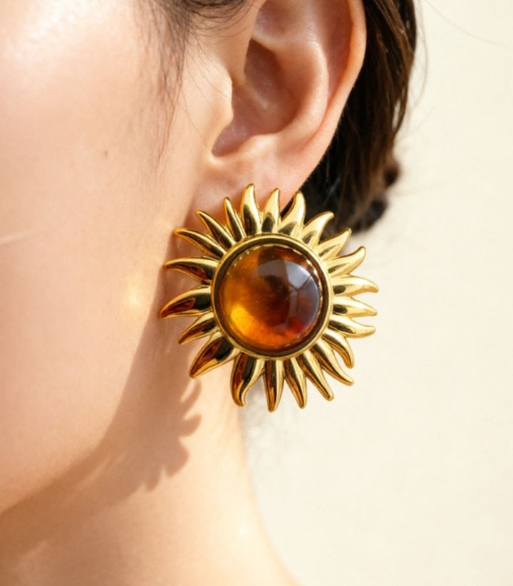 Aretes Amber Sol Maxi