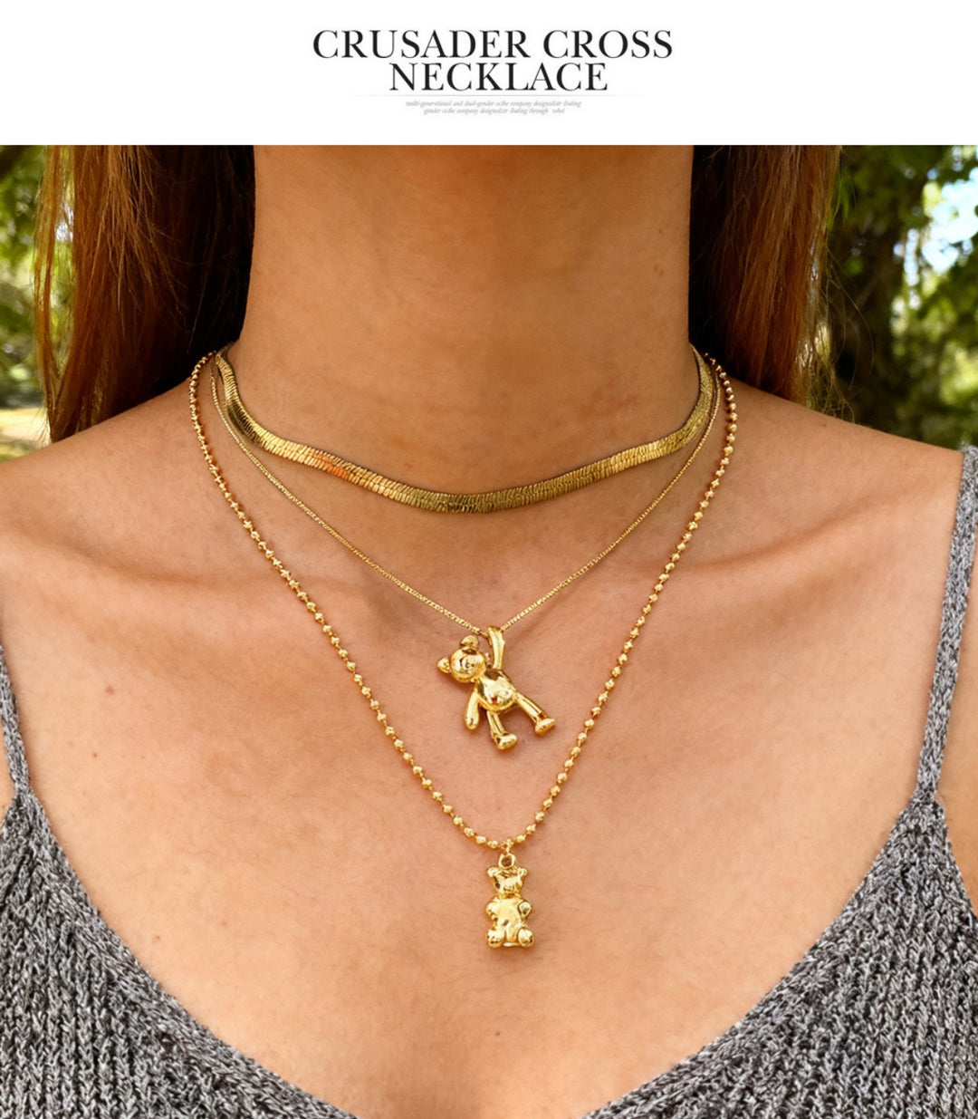 Collar dorado 4mm