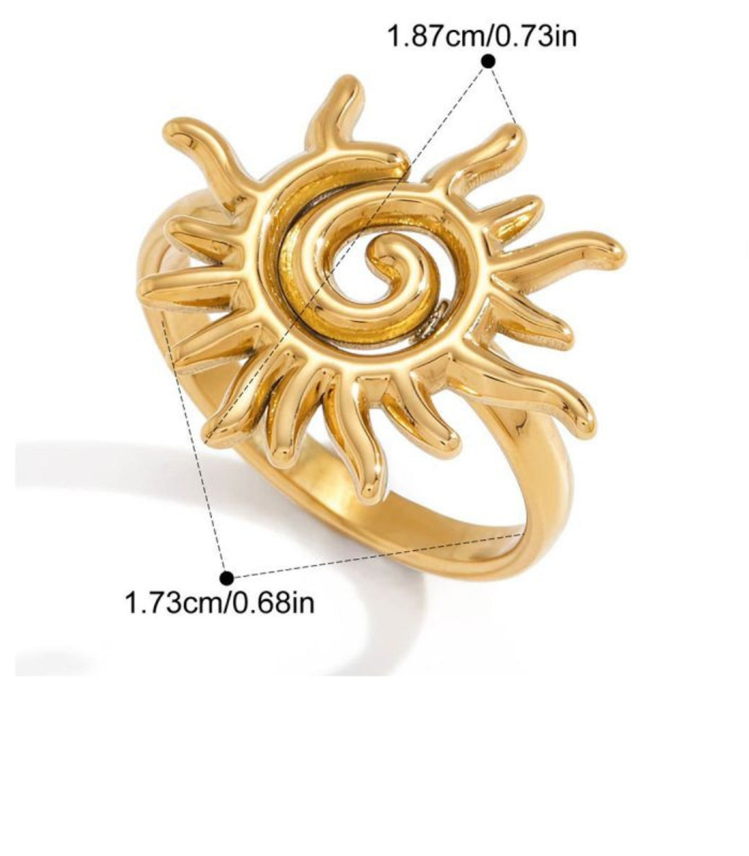 Anillo sol #7