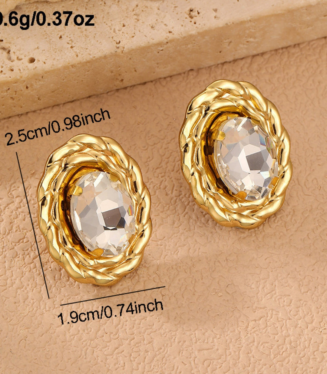 Aretes Zircon Oval