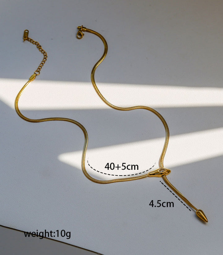 Collar White Snake Chain