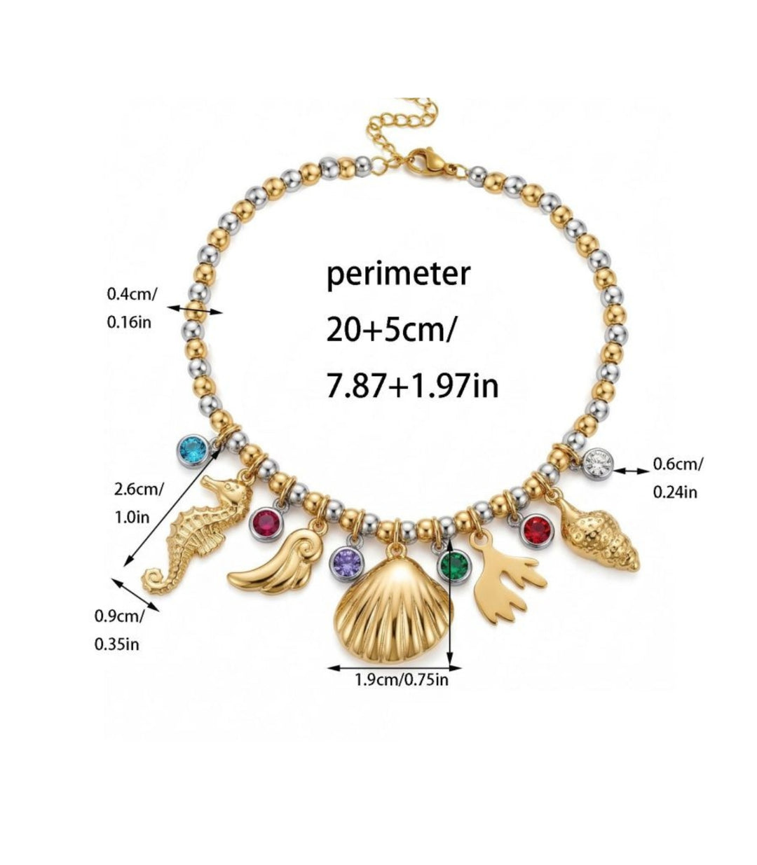 Tobillera Multi Layer