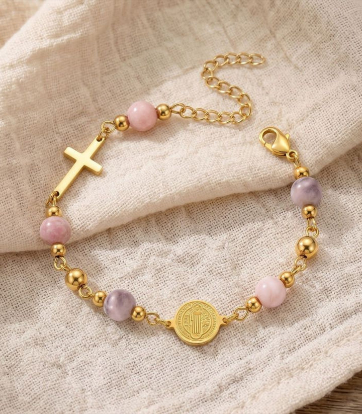 Brazalete Pink Zebra St. Benedic