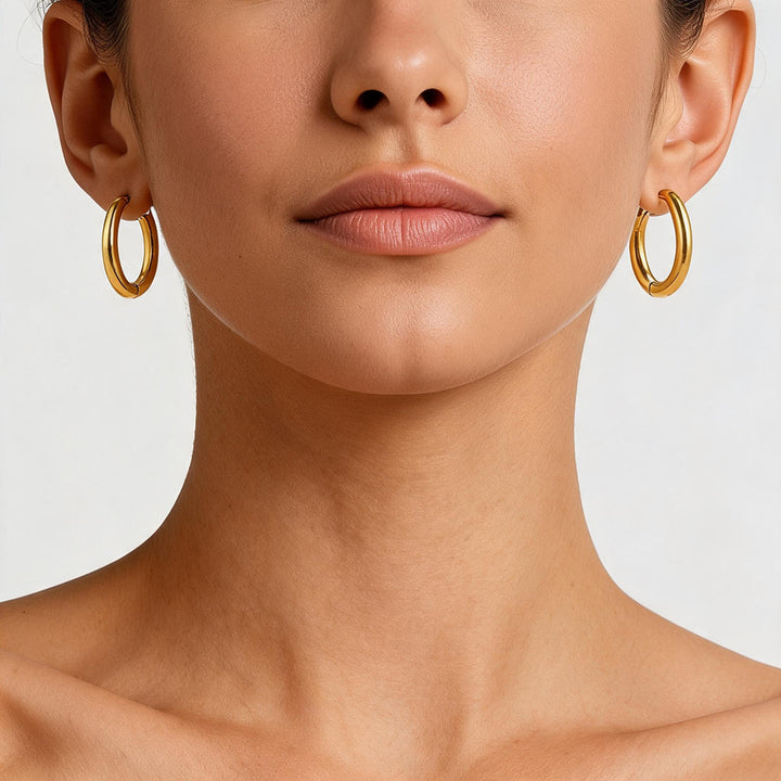 Aretes Hoop Minimalist