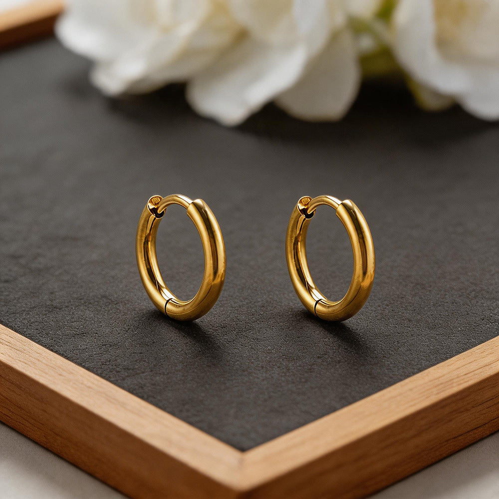 Aretes Hoop Minimalist